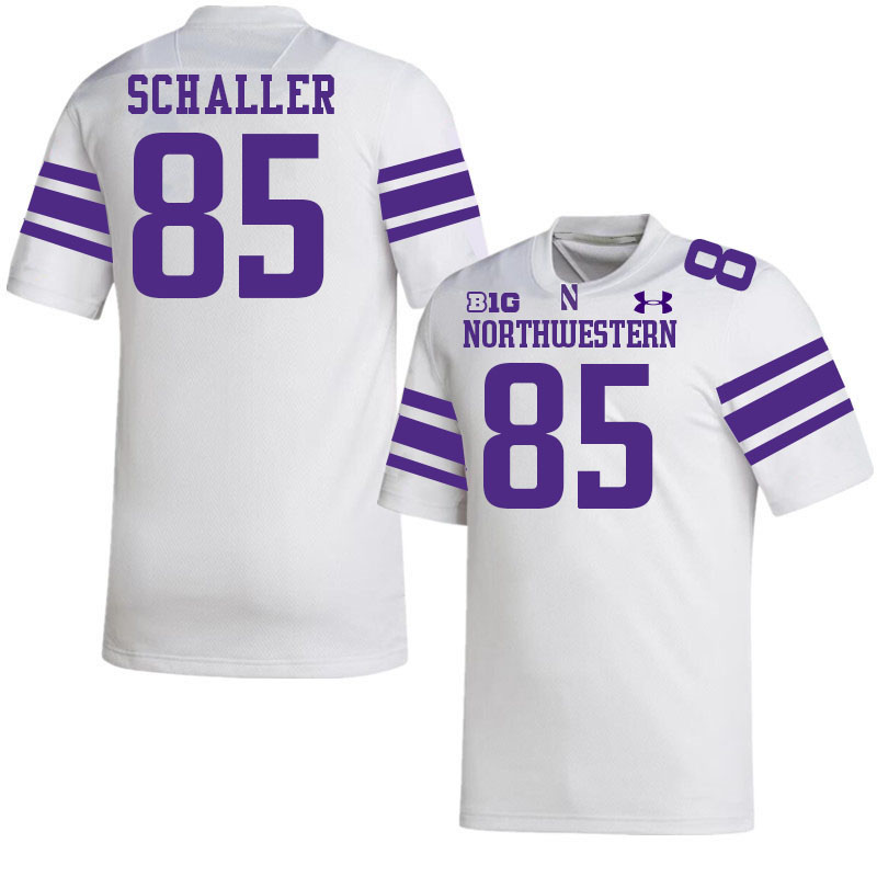 Northwestern Wildcats #85 Patrick Schaller College Football Jerseys Stitched-White